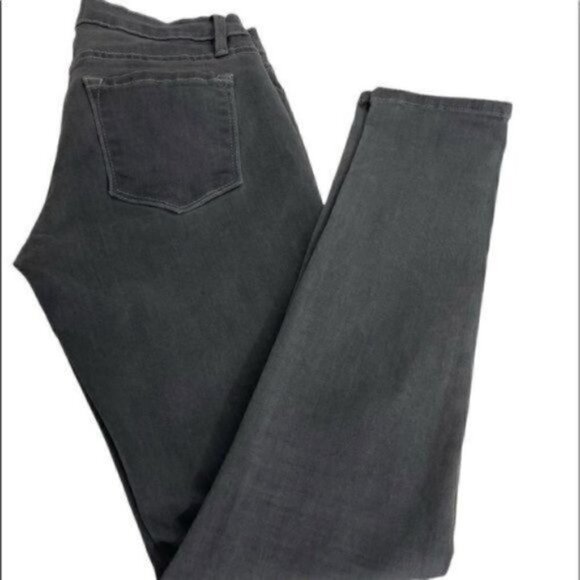Frame Denim Le Skinny De Jeanne gray size 26 - Picture 5 of 11